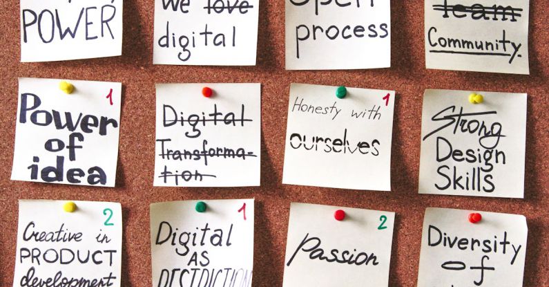 Realistic Goals - Notes on Board