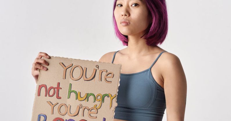 Healthy Habits - Woman Promoting Healthy Habits